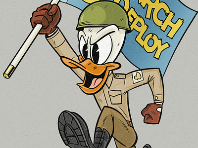 Battle Duck Illustration