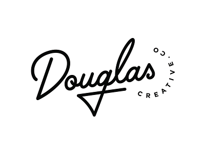Douglas Creative Logo design logo logo design typography