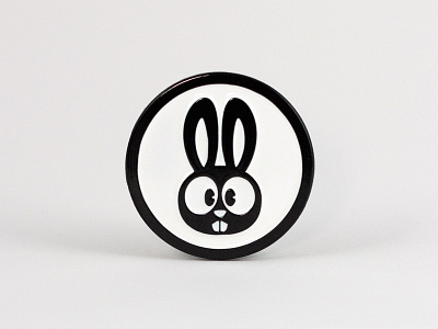 Russell the Rabbit Lapel Pin bunny cartoon design illustration illustrator lapelpin pin rabbit vector