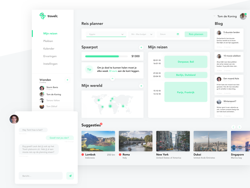 Travelr dashboard design vacation travel design sketch ux ui dashboard travel platform