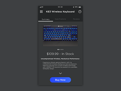 Daily UI Day 096 - In Stock
