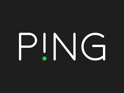 #ThirtyLogos Day 04 - Ping challenge logo logo design ping thirty logo thirtylogos
