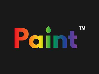 #ThirtyLogos Day 09 - Paint brush challenge gradient logo logo design paint thirty logos thirtylogo