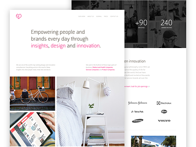 Veryday site concept agency homepage site veryday website