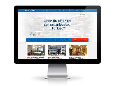 Web design for client in real estate