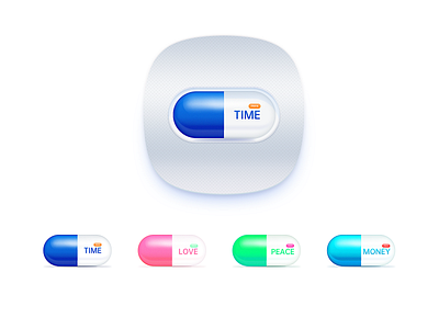 Time capsule icon illustration ui