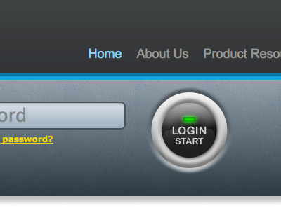 Start your engine login button button led light login navigation password push round start