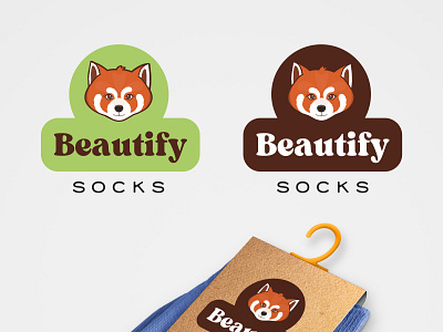 Beautify socks logo graphic design logo logotype