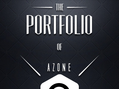 Azone Front andre azone manuel portfolio typography