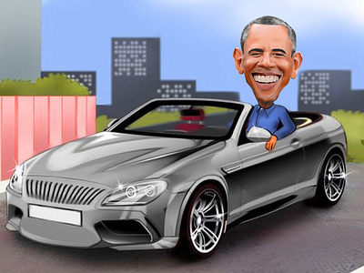 Obama caricature