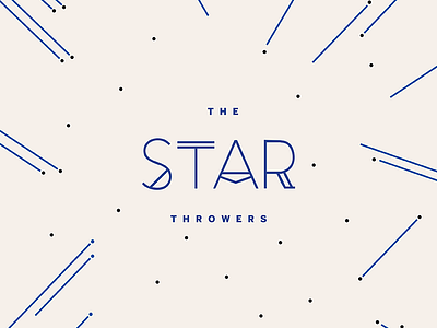 The Star Throwers II blue book cover outer space typography