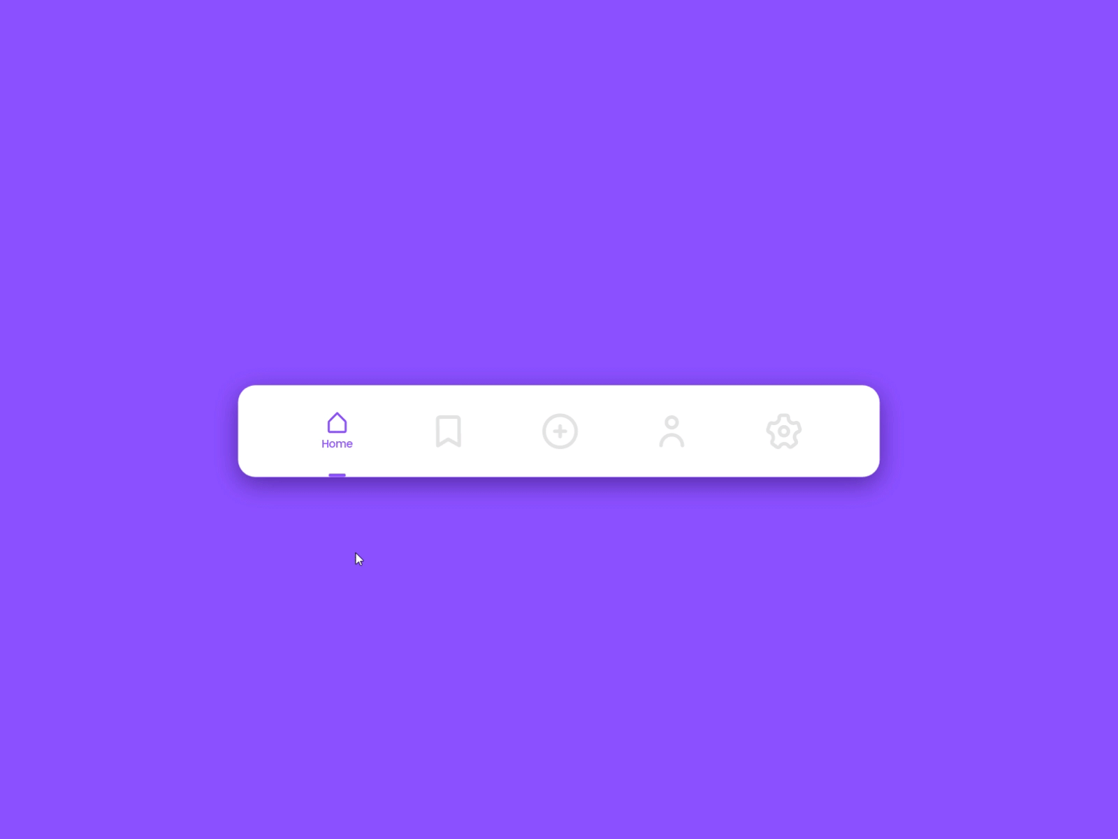 Navigation Bar Animation animation app design flat icon minimal typography ui
