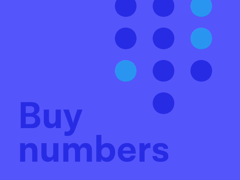 Buy numbers buy numbers check out modal dashboard payment telco