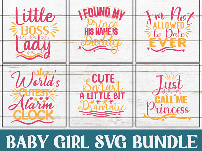 Baby Girl SVG Bundle