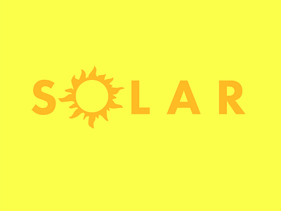 SOLAR - Logo Draft branding icon illustration logo