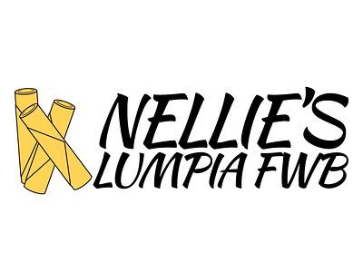 Nellie's Lumpia - Logo branding design illustration logo
