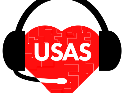 US Answering Services - Logo branding design illustration logo