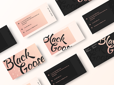 Black Goose | Branding brand design brand identity branding business card design illustrator inspiration logo typography vector