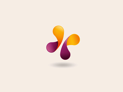 Butterfly butterfly gradient illustration logo vector
