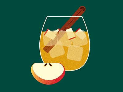 Apple Cider Sangria apple cider fall illustration sangria