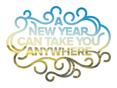 A New Year herring design illustration new year photography travel type typography
