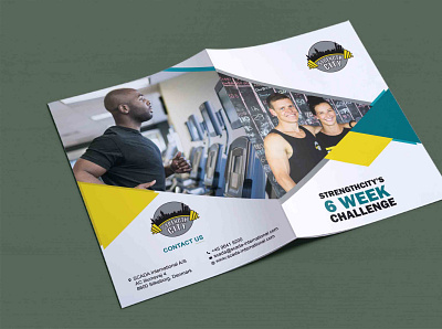 Bifold Brochure Design brochure corporate flyer cover design covers design flyer flyer design gym flyer poster