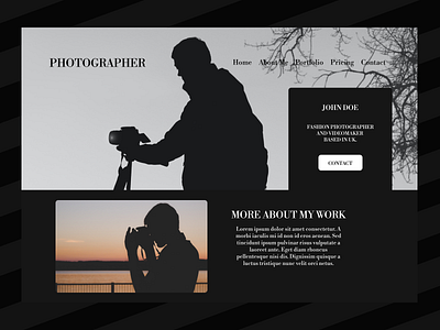 Photographer Portfolio Design