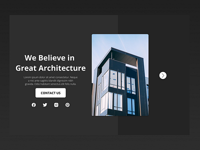 Simple Architecture Landing Page behance design designer dribbble figma ui uidesign ux uxdesign webdesign