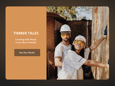 Woodworking Website - Landing Page Design