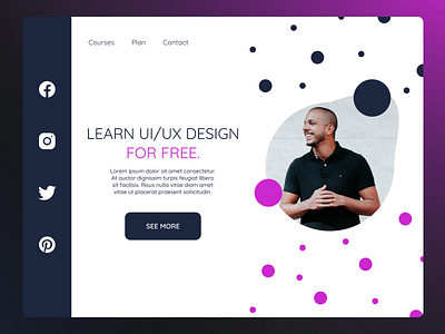 Learning Website - Landing Page Design