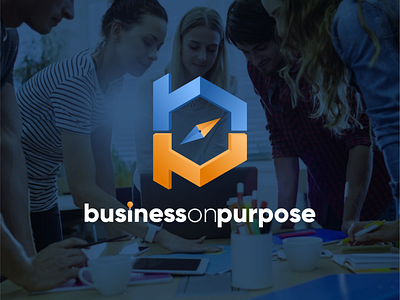 Business on Purpose - Logo Design app branding design graphic design illustration logo typography ui ux vector