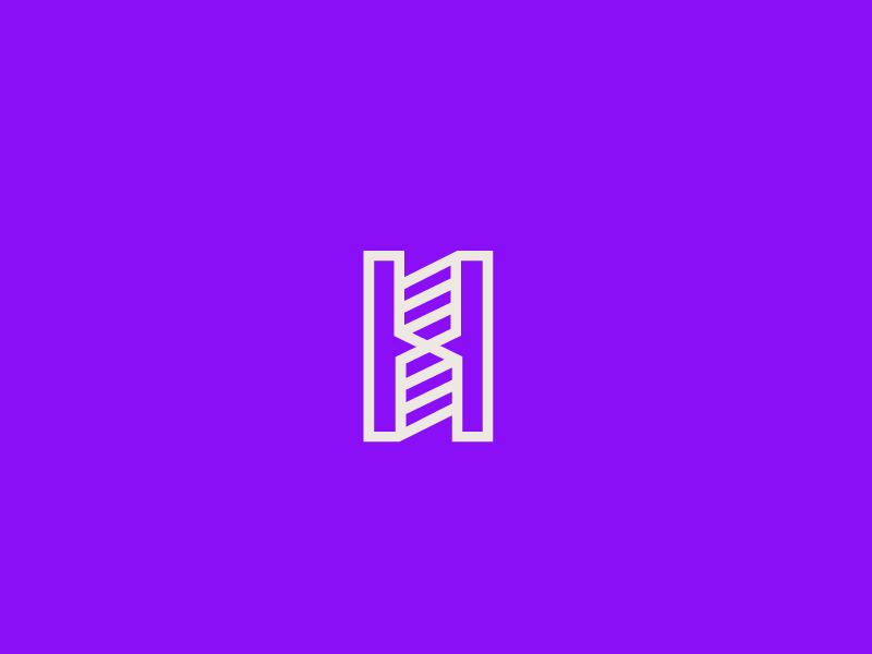 H Letter+DNA (Double Helix) by mai mousa on Dribbble