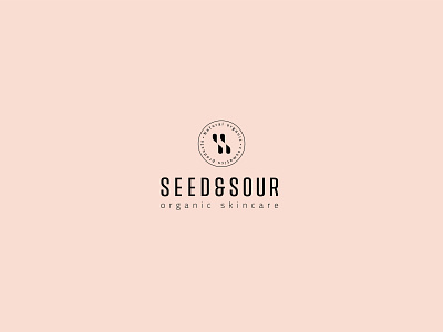Seed and sour branding cosmetic cosmetic packaging cosmetics minimal negative space negative space logo seed and sour