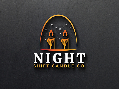 Candle Logo design graphic design illustration logo vector