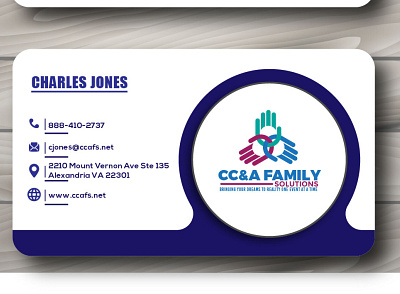 CC&A Business Card design graphic design illustration logo vector