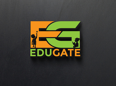 Edugate logo design graphic design illustration logo vector