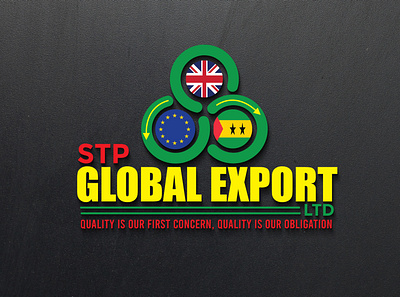 Export Logo branding design graphic design illustration logo vector