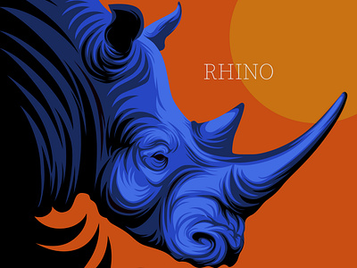 RHINO vector illustration