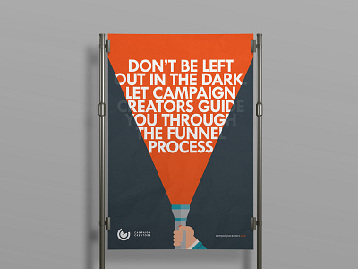 Campaign Creators Flashlight Funnel campaign create design flashlight funnel generate leads logo poster target