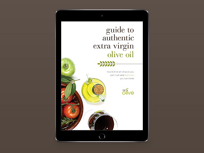 We Olive Ebook Cover colors design ebook inbound ipad layout leads page pages tablet type