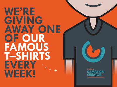 Campaign Creators Free T– Shirt avatar brand campaign colors create design free logo marketing t shirt