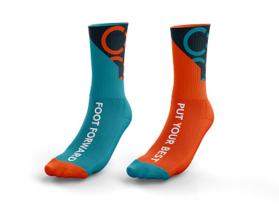 Campaign Creators Socks apparel brand color conversion design layout leads marketing pattern socks swag typography
