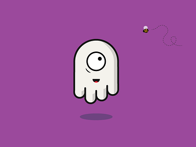 Ghost And Bee illustration