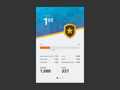 Concept Stat Screen icons illustration ui