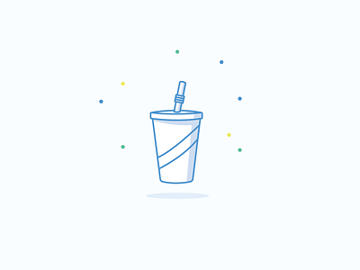 Soda Cup icon illustration