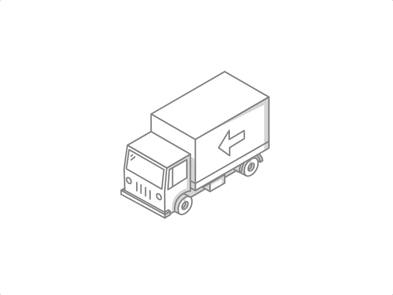 Truck animation animation gif gsap icons illustration