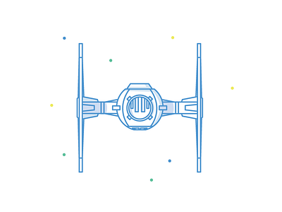 TIE Fighter icon illustration