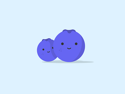 Berry Brothers berry blue berry fruit illustration
