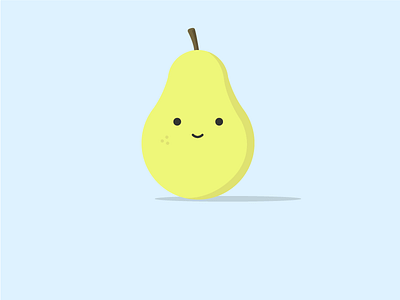 Peary fruit illustration pear