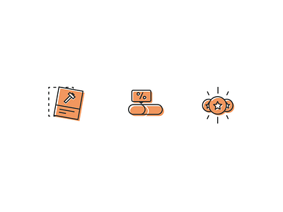A Little Orange to Start the Day branding design icon icons illustration ui vector